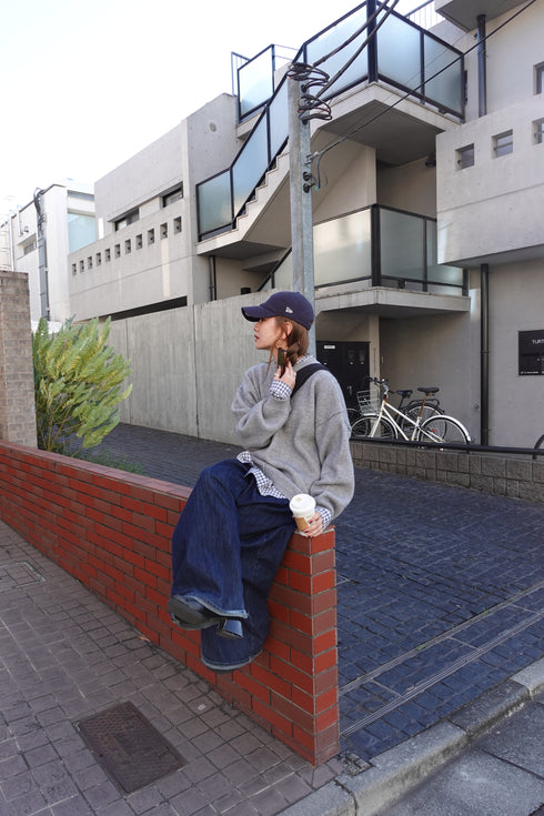 ベーシックルーズニット